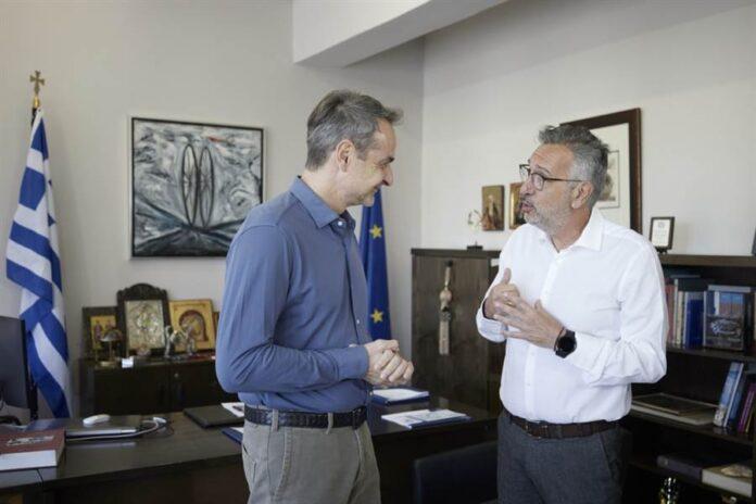 Επίσκεψη Πρωθυπουργού Μητσοτάκη στο Δήμαρχο Αγίου Δημητρίου: Συνεργασία για την Ανάπτυξη της Πόλης